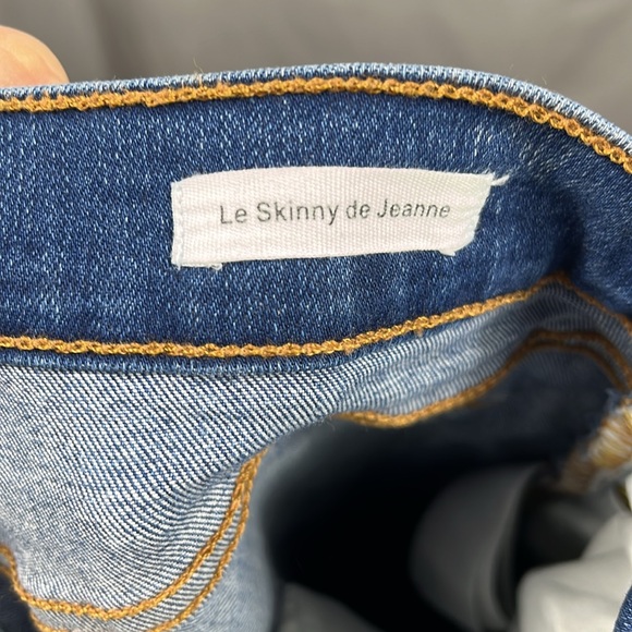 FRAME Le Skinny de Jeanne in Seabright. - Picture 8 of 10